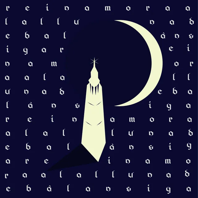 Portada de A la Lluna de Balansiya. Disco de Reina Mora junto a pxllet y dudi J.